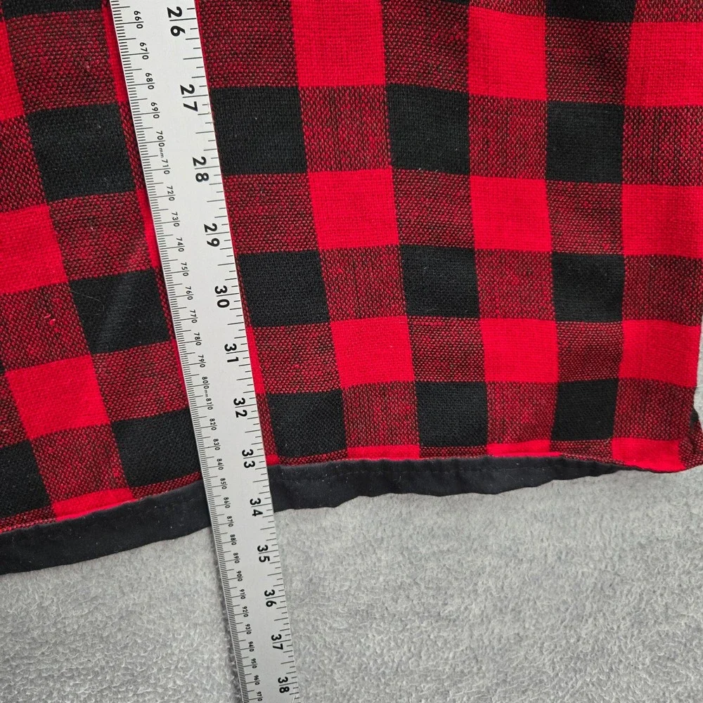Disney Parks Apron One Size Red Check Mickey Minnie Mouse Tree Farm READ